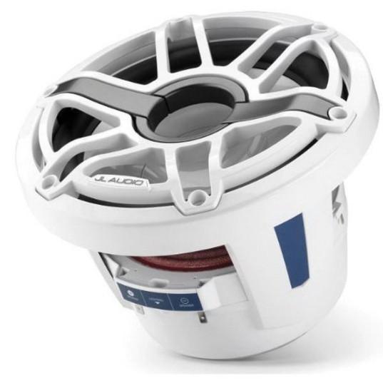 JL Audio M6 8in Subwoofer with White Sport Grille Infinite Baffle