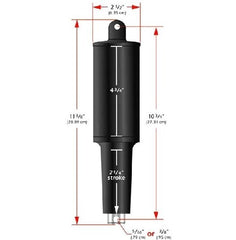 LENCO MARINE 2 1/4" STROKE XD ACTUATOR - 12 VOLT - 3/8" | 15056-001