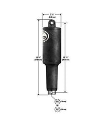 LENCO MARINE 2 1/4" STROKE XDS ACTUATOR - 12 VOLT - 3/8" | 15058-001