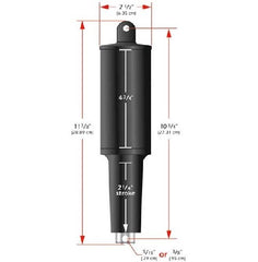LENCO MARINE 2 1/4" STROKE XD ACTUATOR. - 24 VOLT - 3/8" | 15063-001