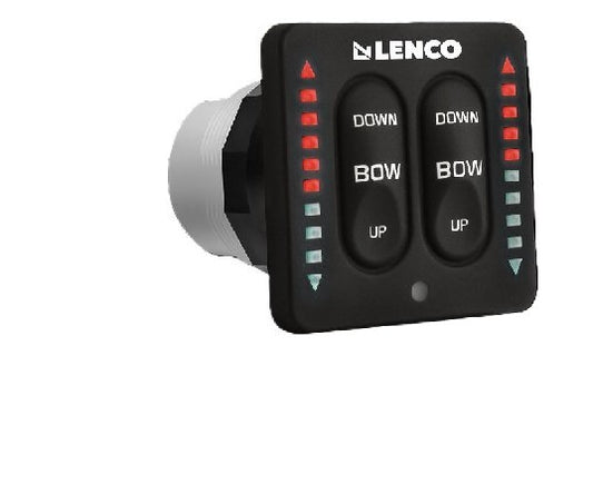 LENCO MARINE LED IND. TWO-PIECE TACTILE SWITCH KIT W/PIGTAIL FOR SINGLE ACTUATOR SYSTEMS | 15270-001