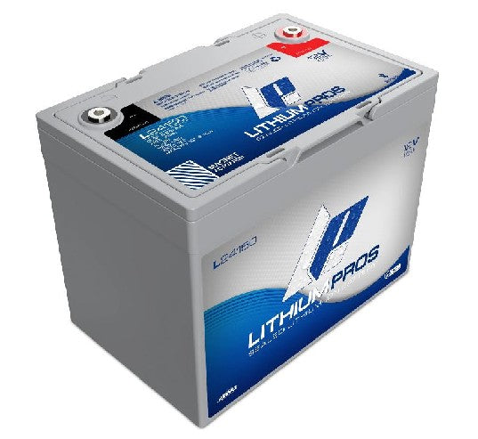 LITHIUM PROS LiFePO4 Battery, 12V/150 Ah  (Trolling/Deep cycle, Grp 24) Bluetooth | L24150 **DROP SHIP ITEM, FREE FREIGHT**