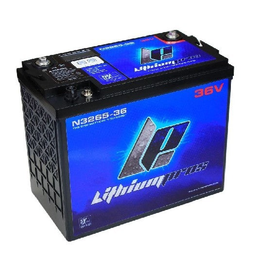 LITHIUM PROS LiFePO4 Battery, 36V/75 Ah w/ NMEA (Troll/Deep cycle, Grp GC12) Bluetooth| N3275-36 | N75-36 | DROP SHIP,FREE FRT