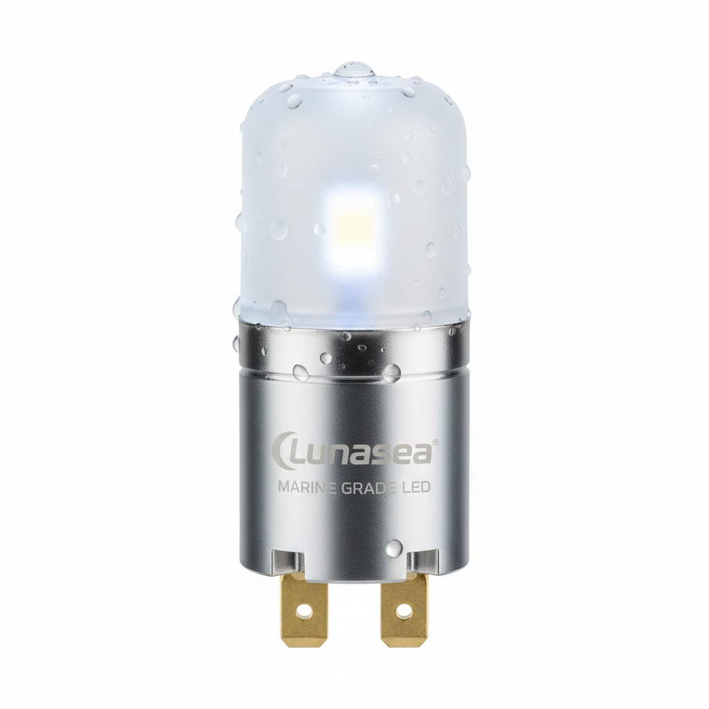 Lunasea Single-Color LED Replacement Bulb - 10-30VDC - White [LLB-28NW-24-SY]