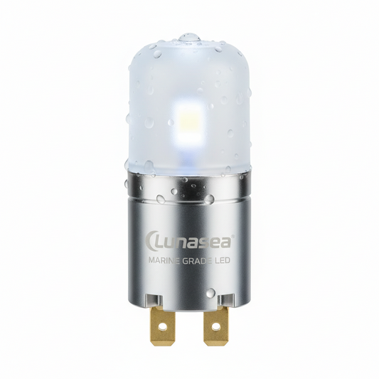 Lunasea Single-Color LED Replacement Bulb - 10-30VDC - White [LLB-28NW-24-SY]