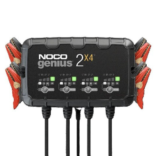 NOCO 8A 4-Bank Battery Charger | GENIUS2X4