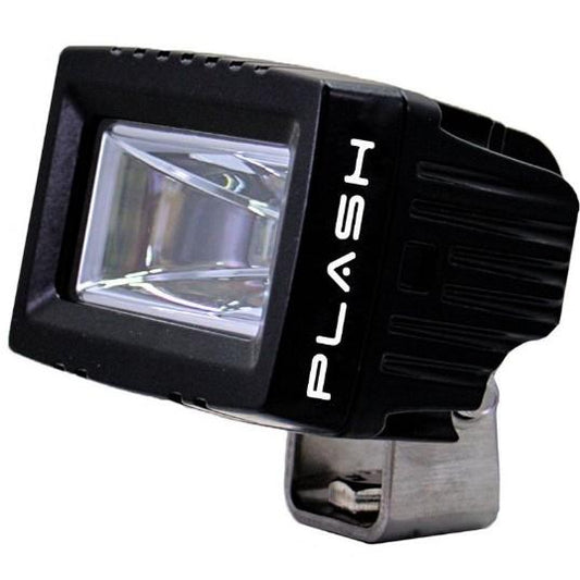 PLASHLIGHTS 20W Low Profile LED Spreader Light - 120° Scene Flood - Black Housing | 20-LP-SC