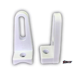 PLASHLIGHTS Billet Aluminum Light Bar "L" Mount - .375" Slot - Pair | L8-WHT-PAIR