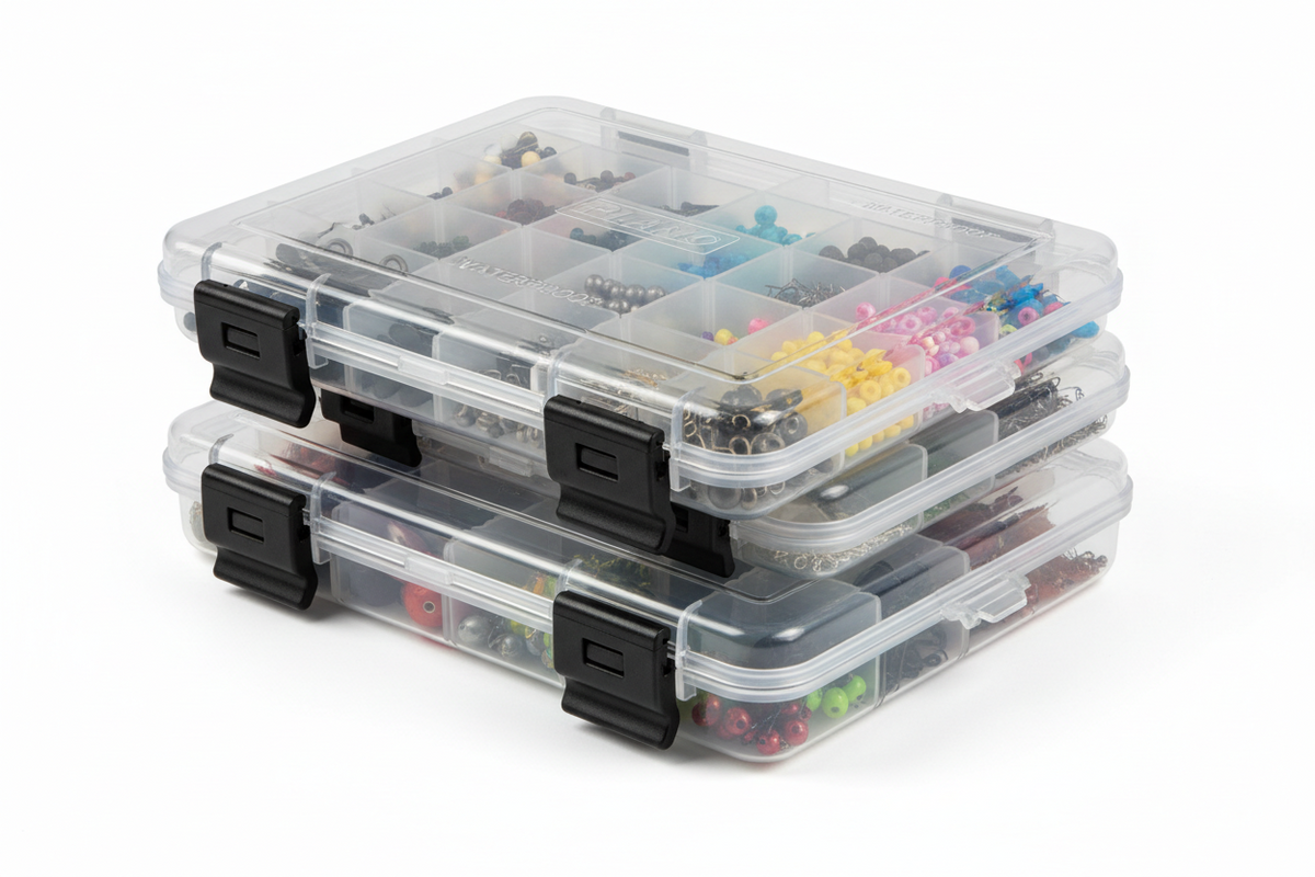 Plano Waterproof Terminal 3-Pack Tackle Boxes - Clear [106100]