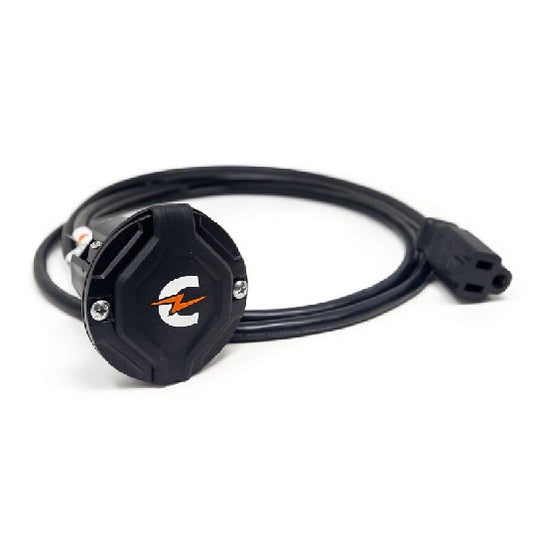 POWER-POLE Charge Plug Port w/ 12ft AC ext | CH-AC-EXT-12