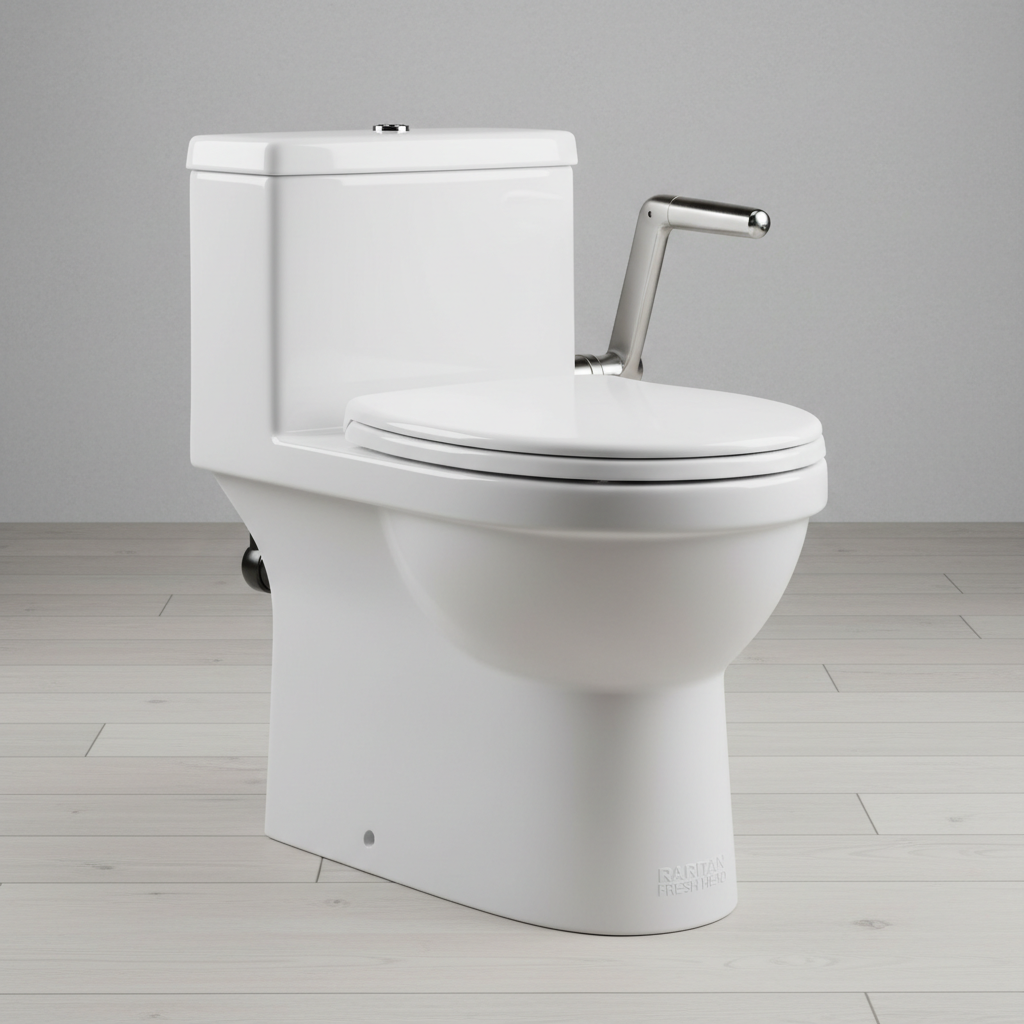 Raritan Fresh Head - Fresh Water Flush - Manual - Household Style - Right Hand Operation [25H00]