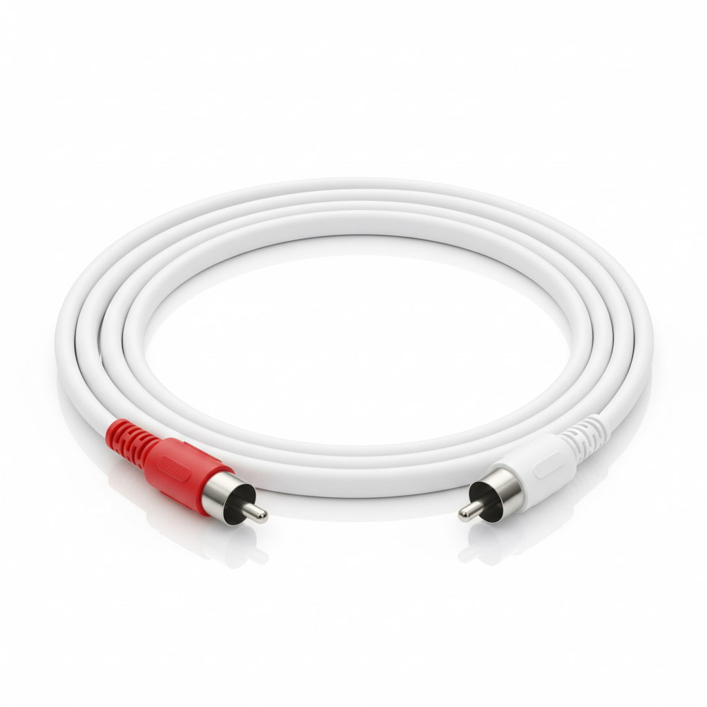 ROSWELL .5M 2 Channel RCA Cable - White | C720-22104 *ON SALE WHILE SUPPLIES LAST*