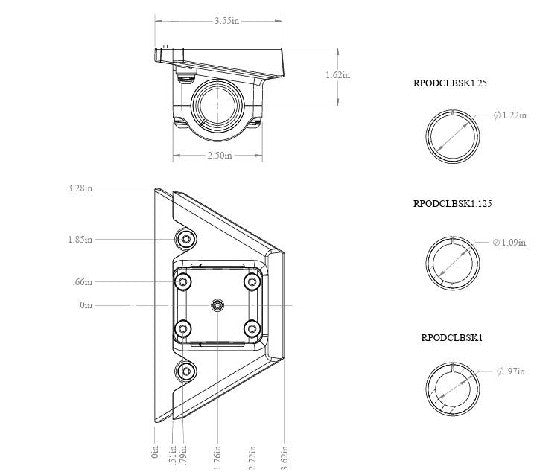 Seaview SVRCLMINIRCL1 Rail Mount and Base for Starlink Mini