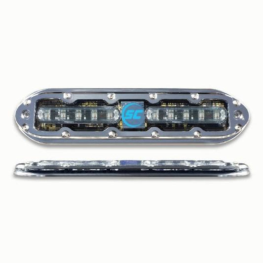 SHADOW-CASTER SCM10 316 SS Housing Underwater Light - Bimini Blue w/ 20' Cable | SCM-10-BB-20