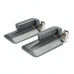 Smart Tabs SX Trim Tabs by Lectrotab 9.5" x 10" f/16'-18' Boats w/60lb Actuators - 60-150HP - Gunmetal Grey [SXG9510-60]