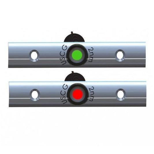 TACO LED NAV LIGHT KIT, RUB RAIL W/DEUTSCH CONNECTORS - 4" PLATE | F38-6810B-1