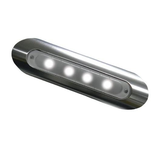 TACO LED DECK LIGHT, PIPE MNT W/ALUMINUM HOUSING | F38-8800BXZ-W-1