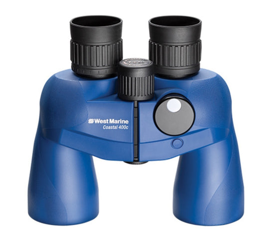 WEST MARINE Coastal 400C 7 x 50 Waterproof Binoculars with Compass