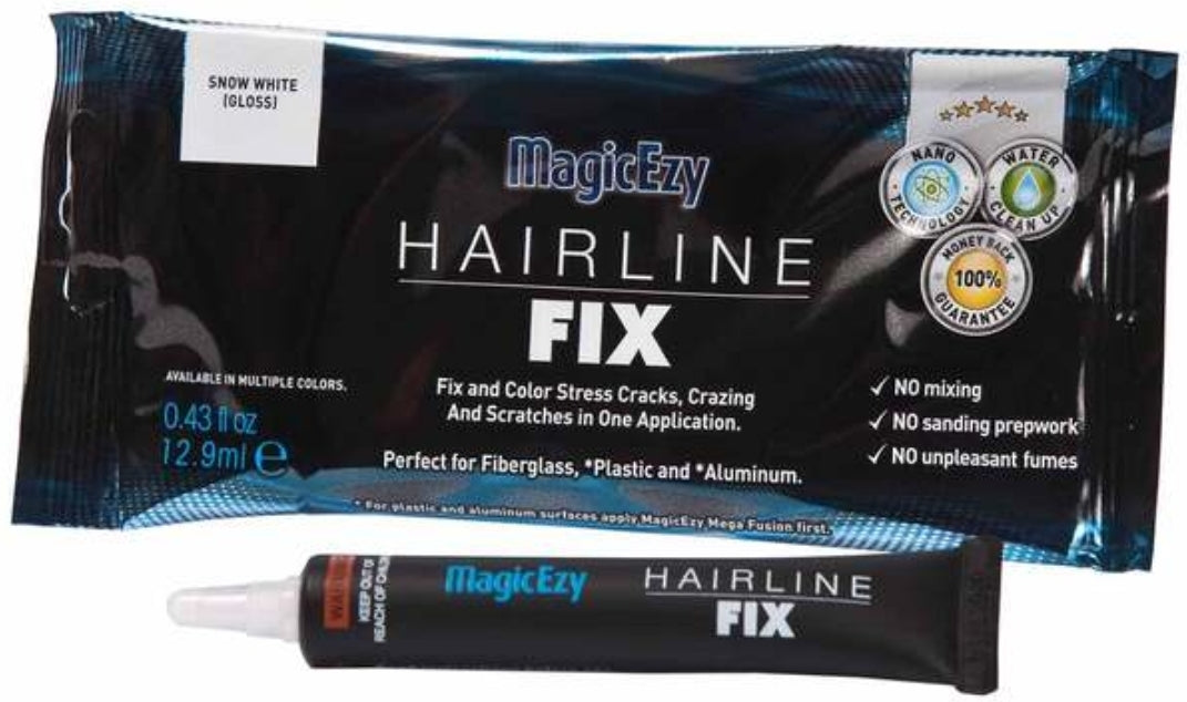 MAGICEZY Hairline Fix Gelcoat Repair, Snow White