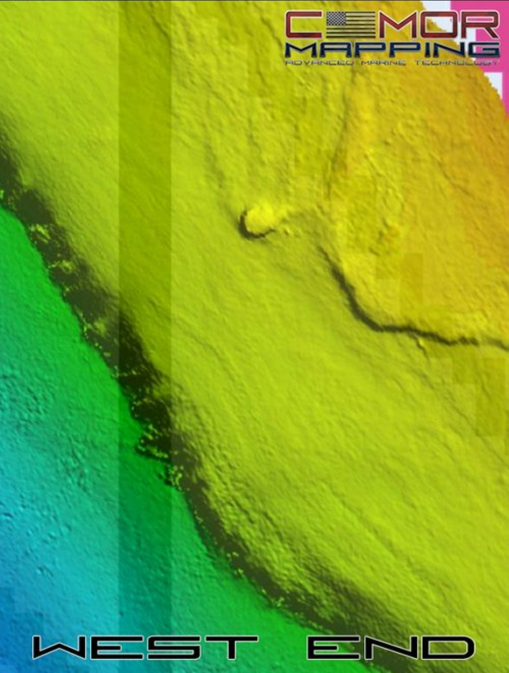 CMOR MAPPING BAHAMAS 3D RELIEF SHADING For Furuno