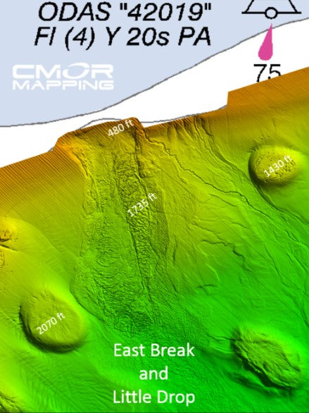 CMOR MAPPING WEST GULF OF MEXICO V2 For Simrad, Lowrance, B&G, Mercury Vessel View