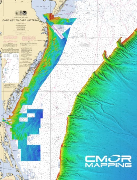 CMOR MAPPING MID-ATLANTIC For Simrad, Lowrance, B&G, Mercury Vessel View