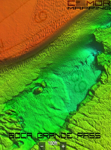 CMOR MAPPING WEST FLORIDA V2 3D For Simrad, Lowrance, B&G, Mercury Vessel View