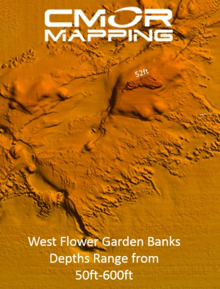 CMOR MAPPING WEST GULF OF MEXICO V2 For Simrad, Lowrance, B&G, Mercury Vessel View