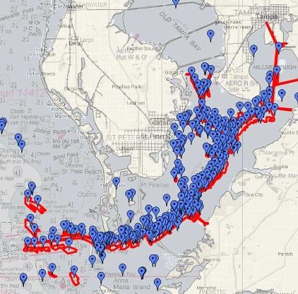 Strikelines Tampa Bay Waypoints