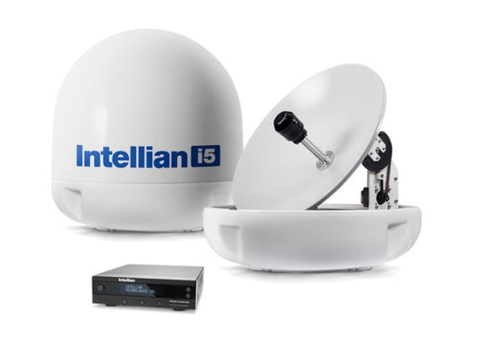 INTELLIAN i5 Marine Satellite TV Antenna System with All Americas LNB