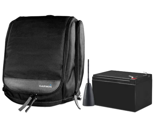 GARMIN LIVESCOPE™ PLUS ICE FISHING BUNDLE LI W/ECHOMAP™ UHD 93SV, LIVESCOPE PLUS & LITHIUM-ION BATTERY