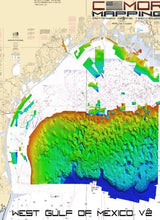 Load image into Gallery viewer, CMOR MAPPING WEST GULF OF MEXICO V2 For Raymarine
