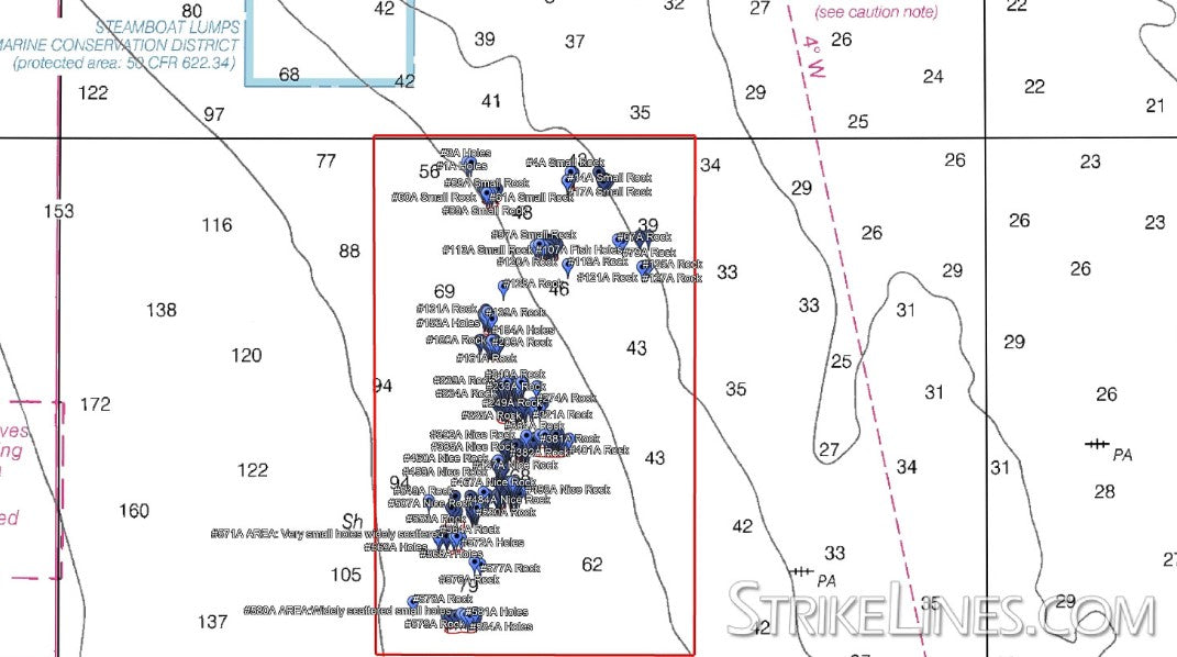 StrikeLines Tampa Sticky Grounds North Raymarine