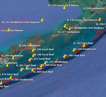 StrikeLines South Florida and Keys Reefs and Hardbottom