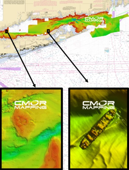 CMOR MAPPING LONG / BLOCK ISLAND SOUND / MARTHA'S VINEYARD For Simrad, Lowrance, B&G, Mercury Vessel View