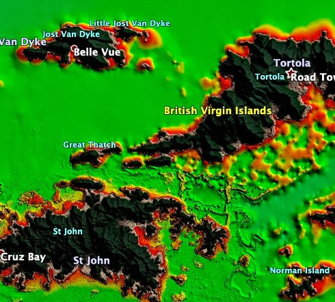 StrikeLines 3D Virgin Islands – USVI St John and USVI St Thomas