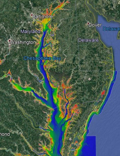 StrikeLines 3D Chesapeake Bay