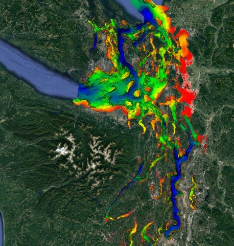 StrikeLines 3D Puget Sound