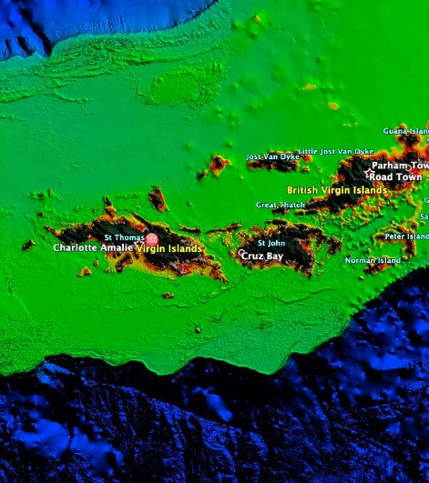 StrikeLines 3D Virgin Islands – USVI St John and USVI St Thomas