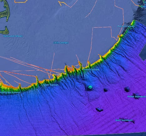 StrikeLines 3D Northeast Canyons – Georges Bank